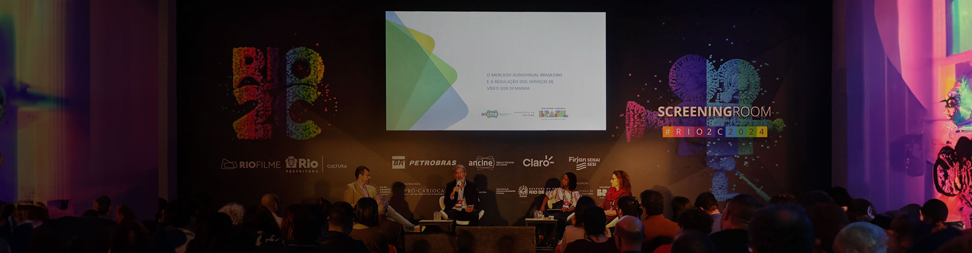 Debate no Rio2C sobre VoD, com plateia cheia