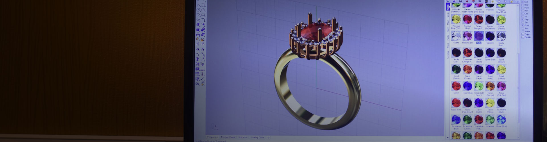 Design de anel em 3D: processo de desenvolvimento de joias