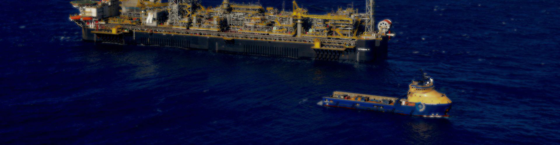 Plataforma da Petrobras na Bacia de Campos