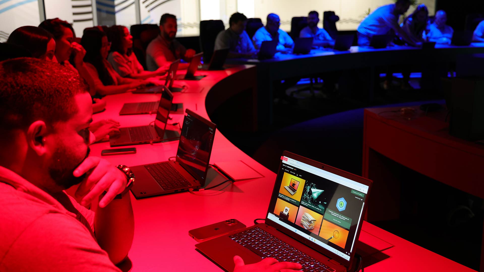 Sala de aula do Digitech 