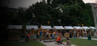 Feira Sou do Rio nos jardins da Casa Firjan (Foto: Divulgação)